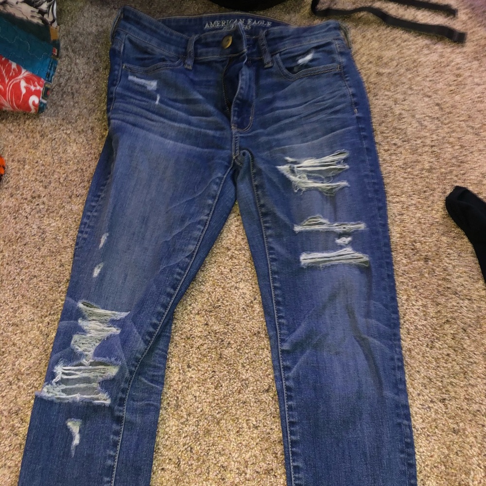American eagle super stretchy hi-rise jeggings